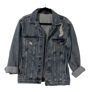 Boyfriend fit denim jacket
